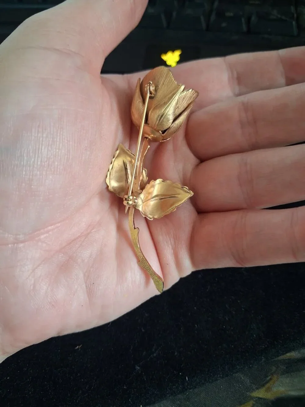 Rose brooch